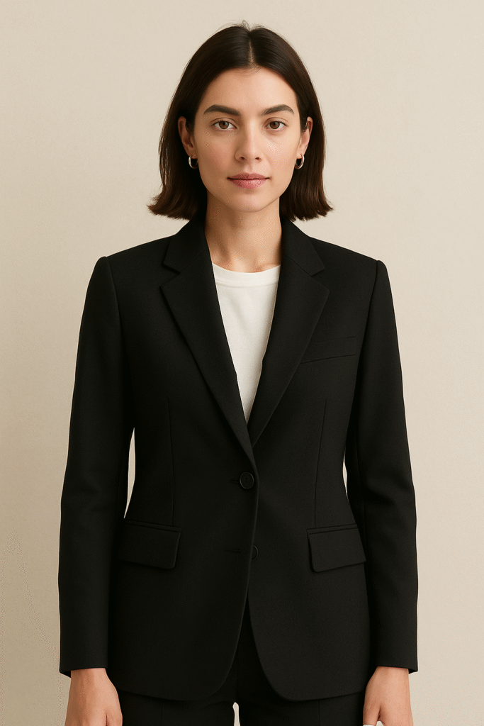 The Black Tailored Blazer